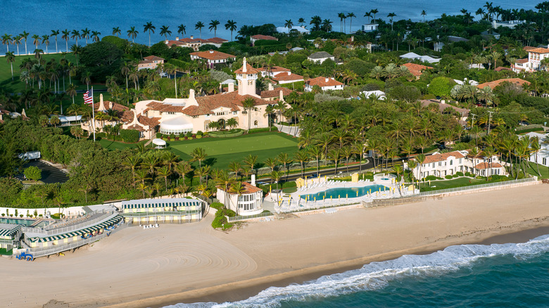 Ariel view of the Mar-a-Lago Resort 