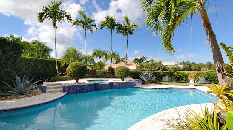 outdoor Florida pool