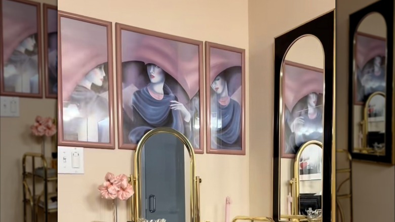 set of three vintage Ferraro prints