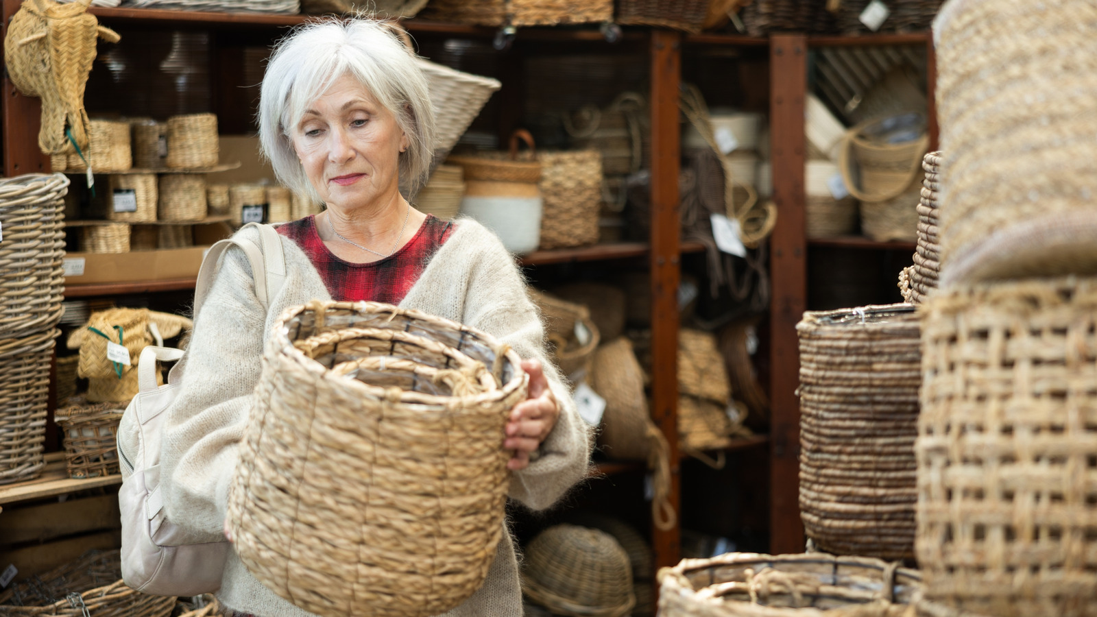 The Vintage Baskets That Are Worth Hunting For At The Thrift Store
