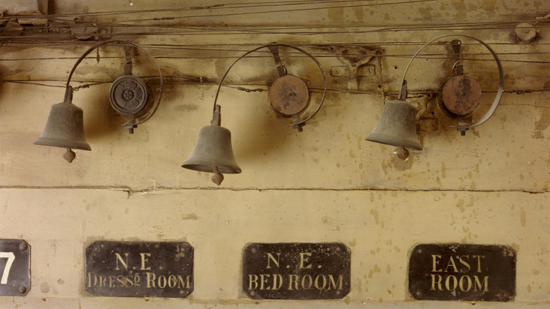 A row of servant bells.