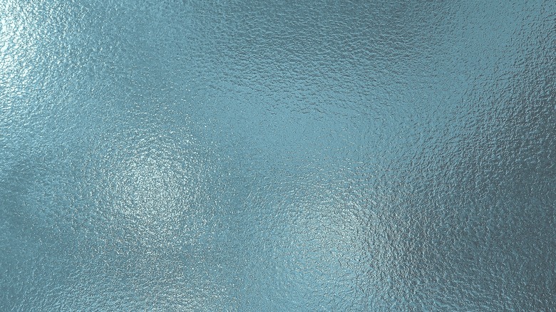 Textured frosted glass
