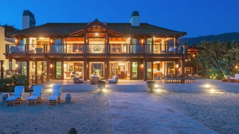 Pierce Brosnan's Malibu beach house