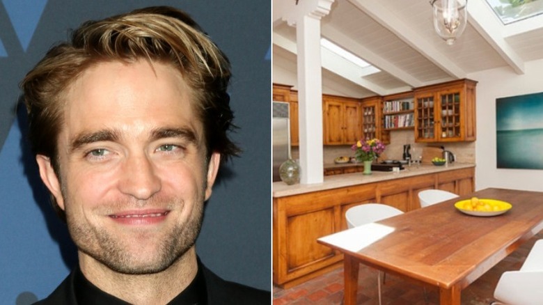 Robert Pattinson and house kitchen