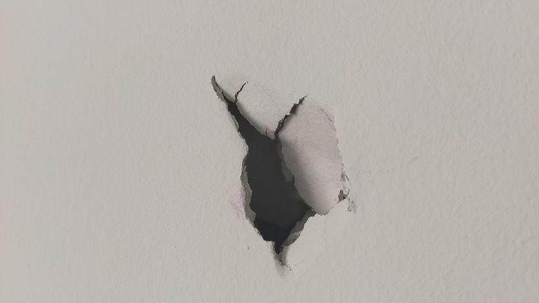 Hole in drywall