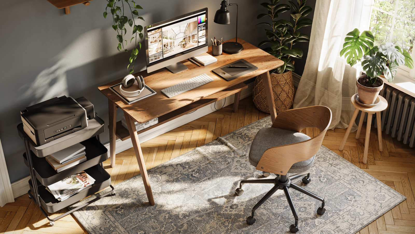 These Things Should Be Cleaned Everyday In Your Home Office - House Digest