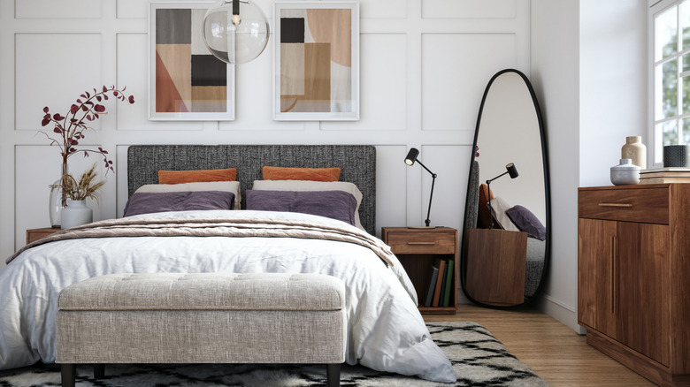 Cozy bedroom daytime