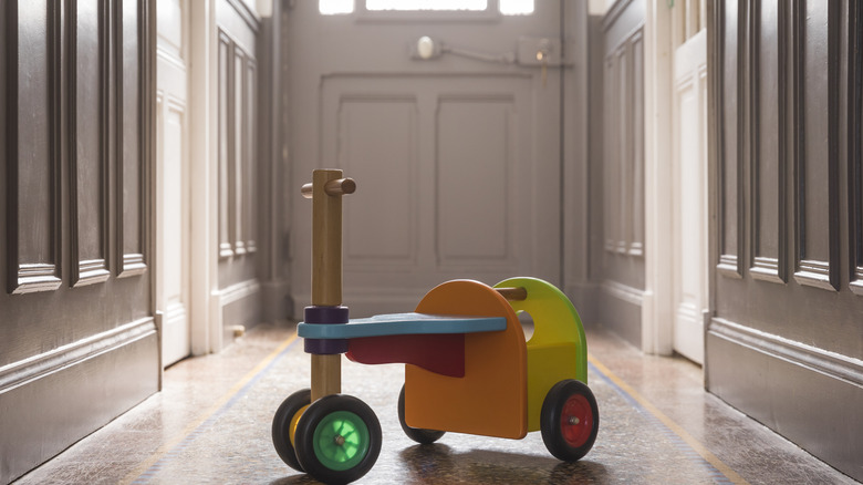 A toy in an entryway