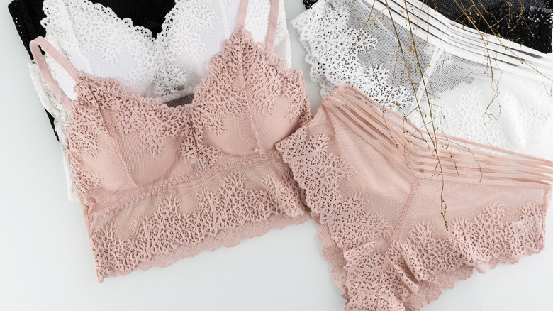 lacy bras and underwear
