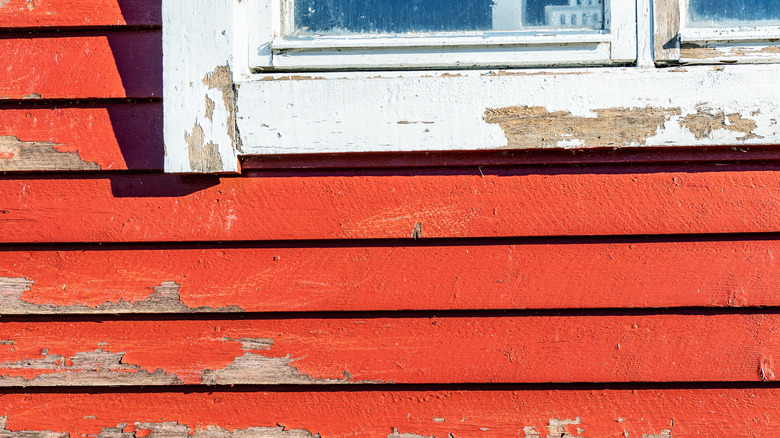 Home with flaking paint