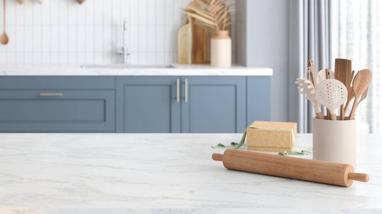 Cooking utensils on counter