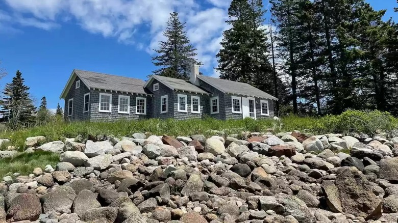 Coastal cottage exterior