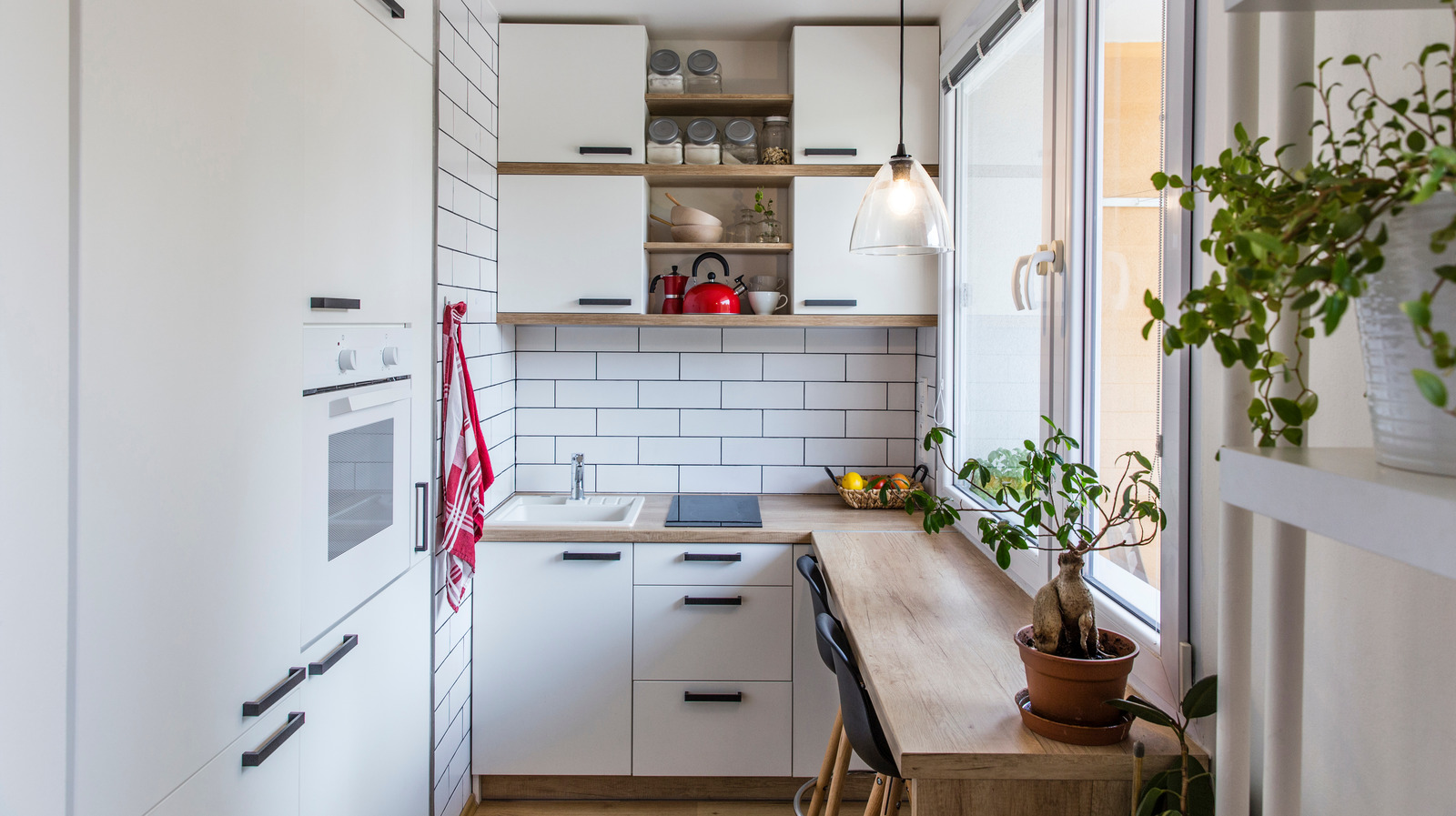 This Countertop Hack Will Save You Space In Any Tiny Kitchen