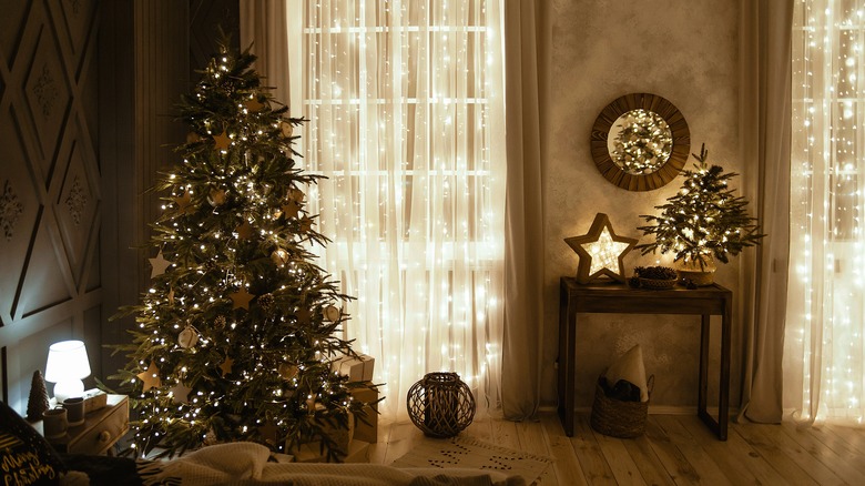 Christmas decor in room