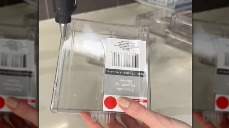 Controversial video of woman making DIY organizer from Dollar Tree items