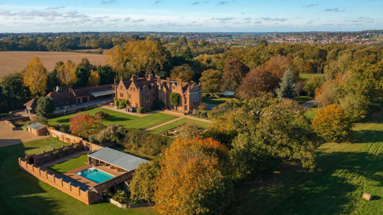 The exterior of Stanstead Hall