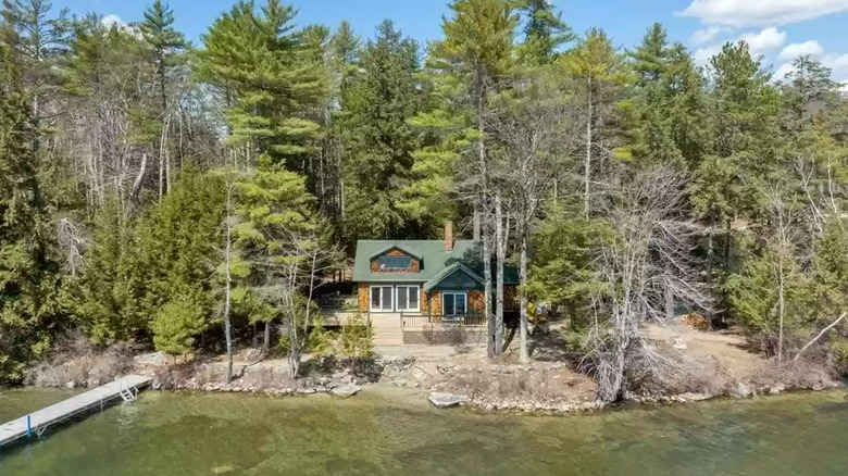 Cabin on the water