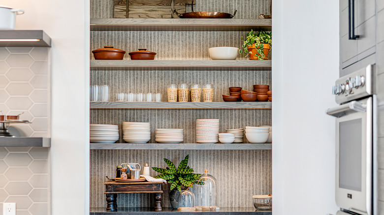 a clean pantry