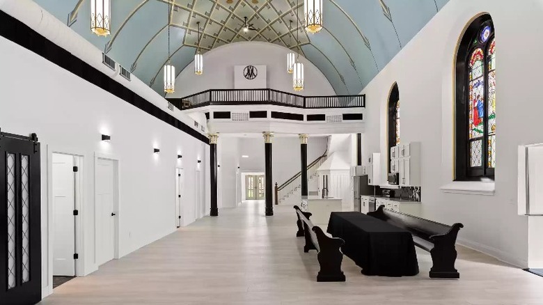 Great room of church home