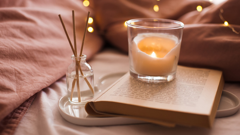 Candle burning unevenly