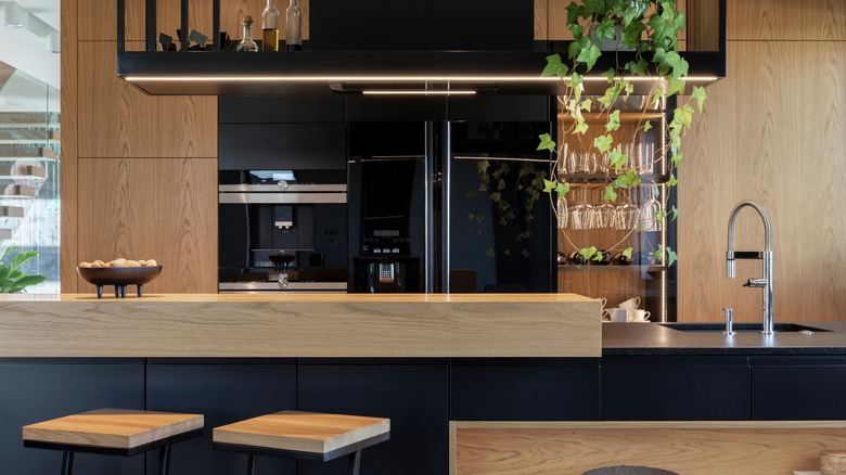 modern wood kitchen