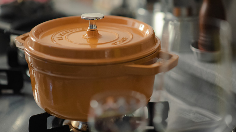 Mustard yellow Staub cookware