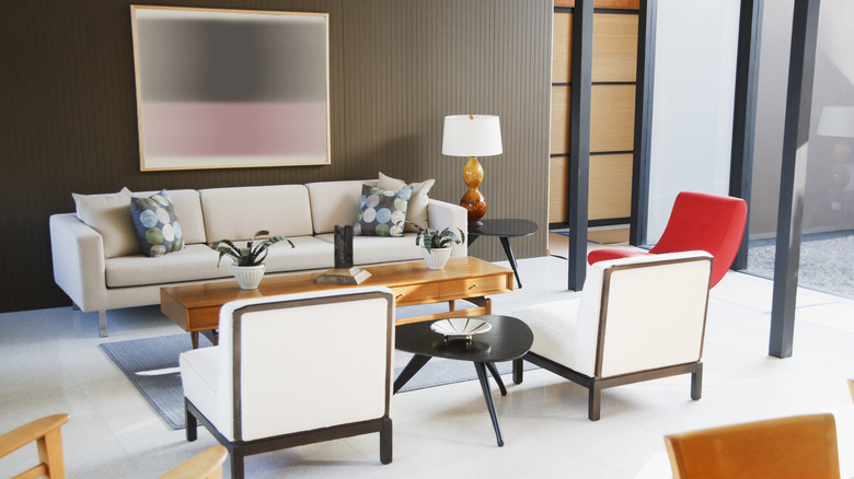 Midcentury modern living room