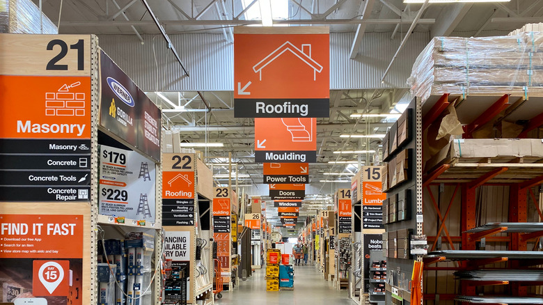 Home Depot interior