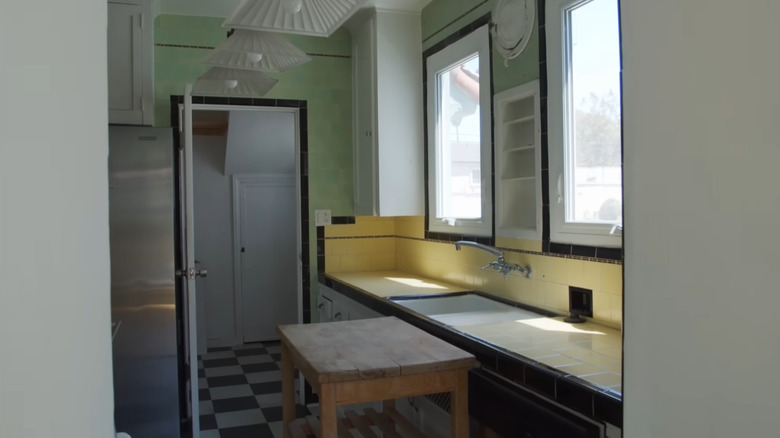 Art deco kitchen remodel by Lone Fox before image