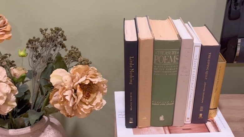 DIY router cover made from books