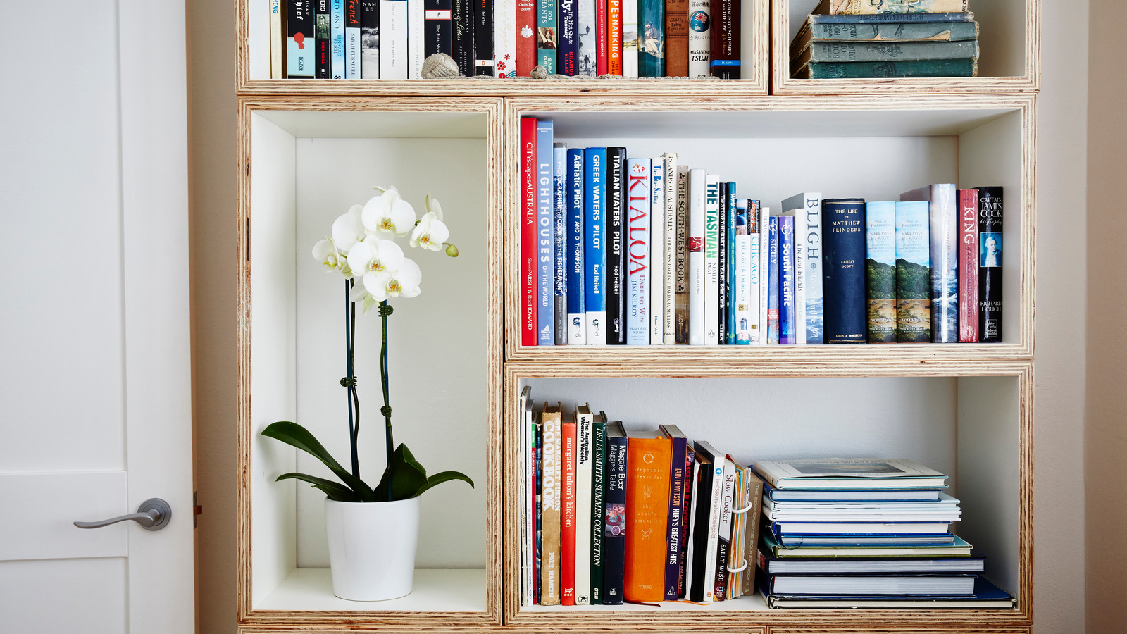 This Styling Hack Will Make Your Bookcase Look Full While Your