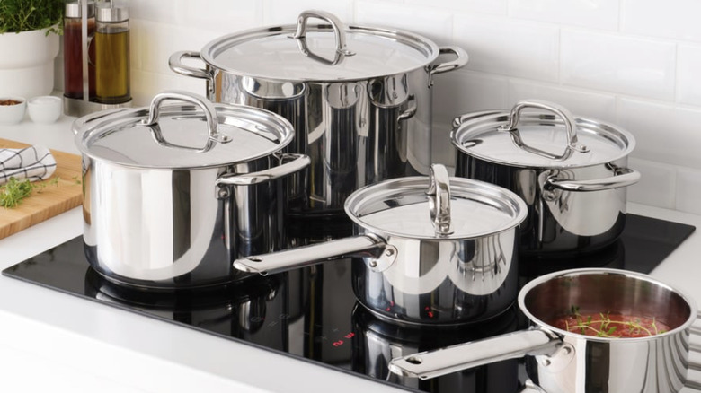 IKEA 365+ Cookware Set on stove