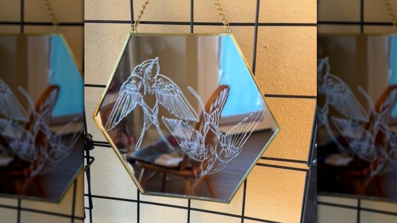 Tik Tok demonstration of mirror etching