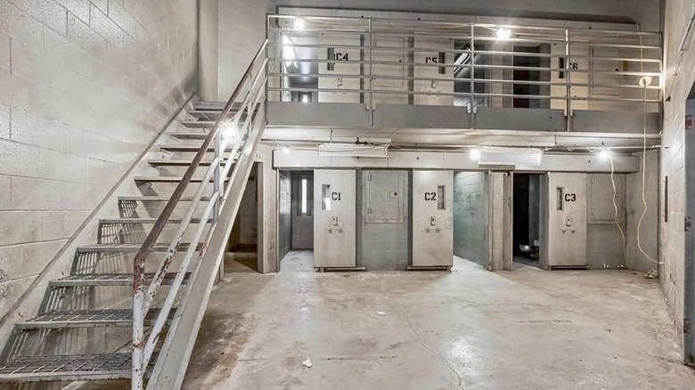 Jail cellblock interior