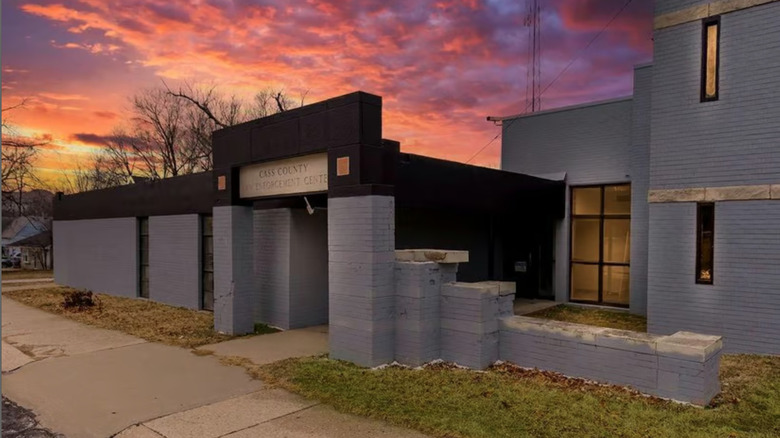 Prison exterior entrance