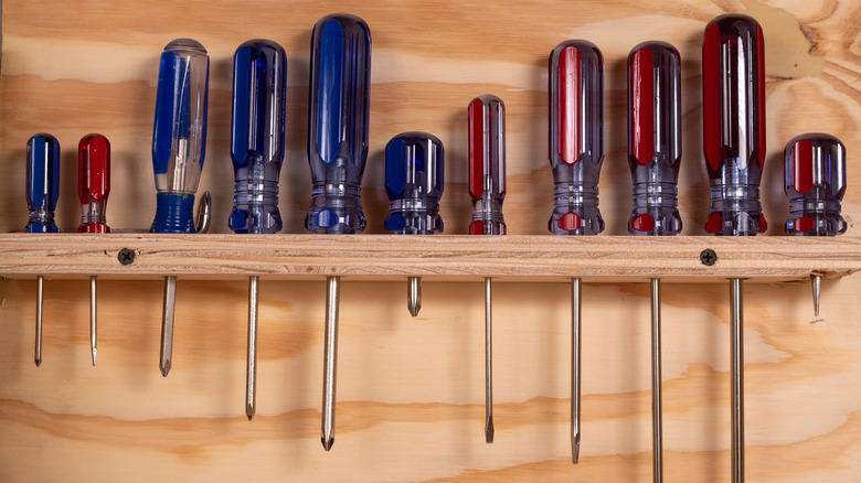 selection of screwdrivers