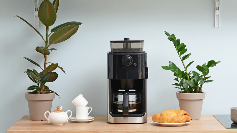 coffee maker on counter