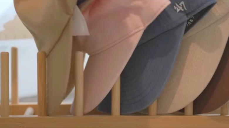 IKEA OSTBIT as hat storage