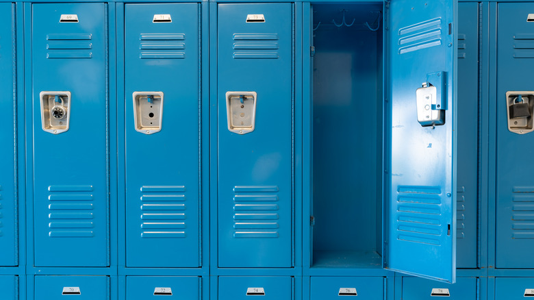 blue lockers