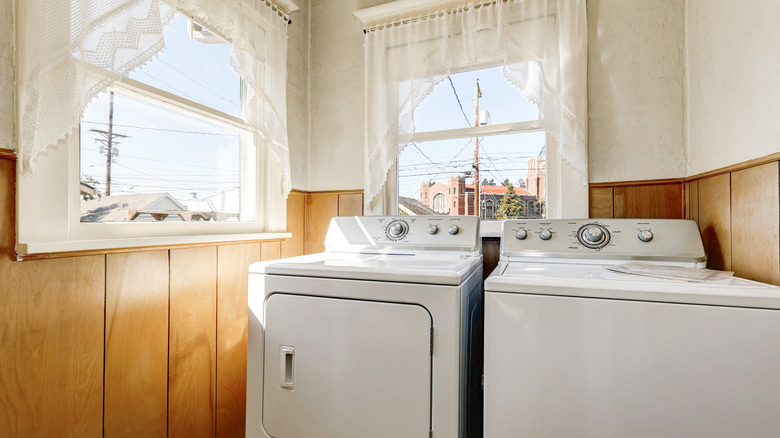 old washer and dryer