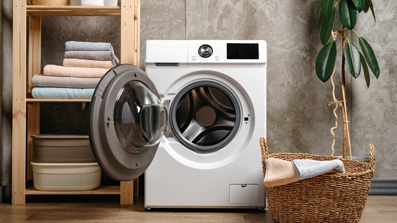 Organized laundry room