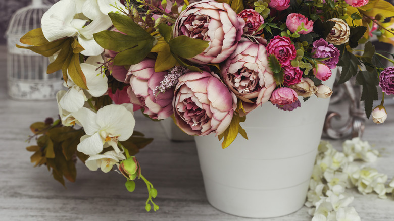 artificial flower bouquet