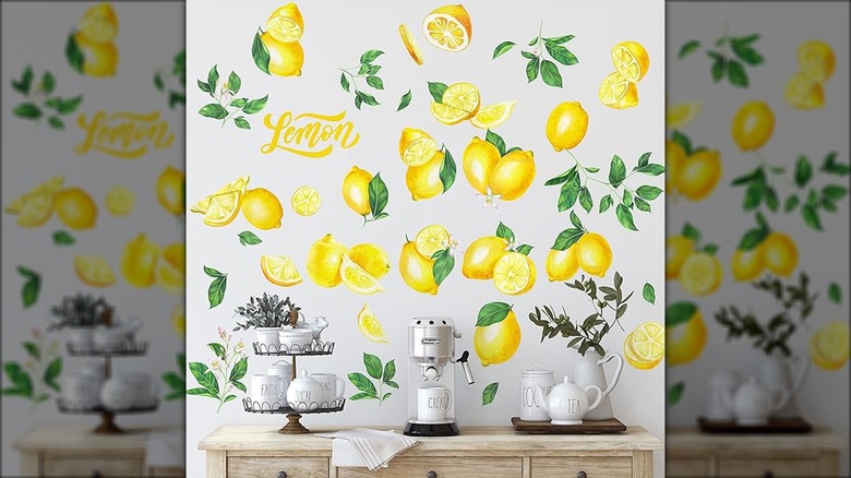 Lemon wall decals 