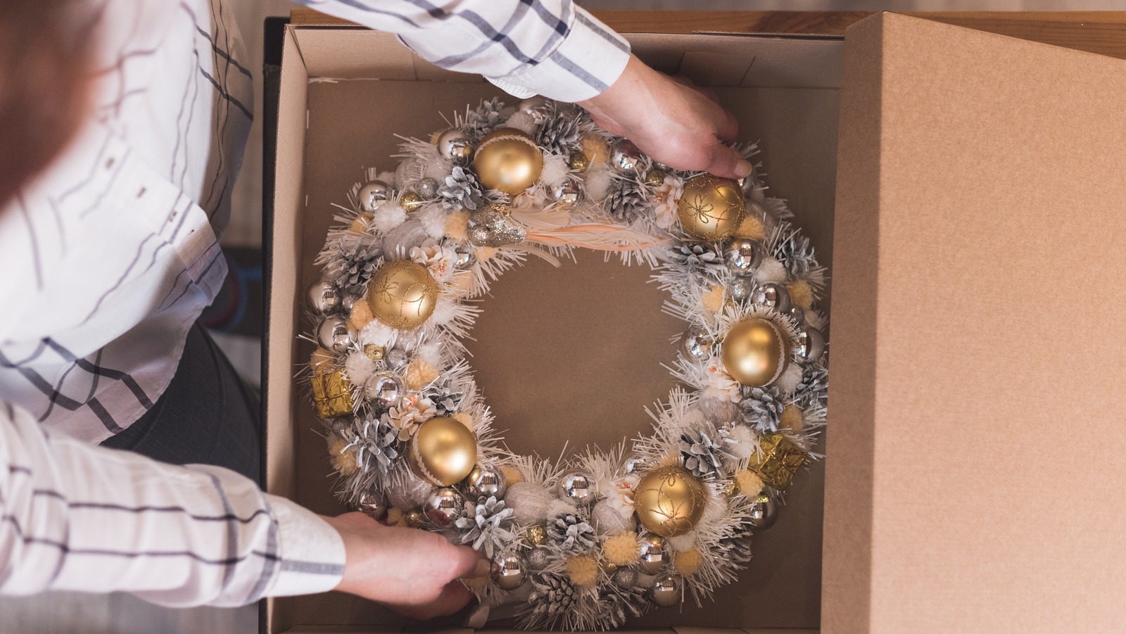 Wreath storage hotsell