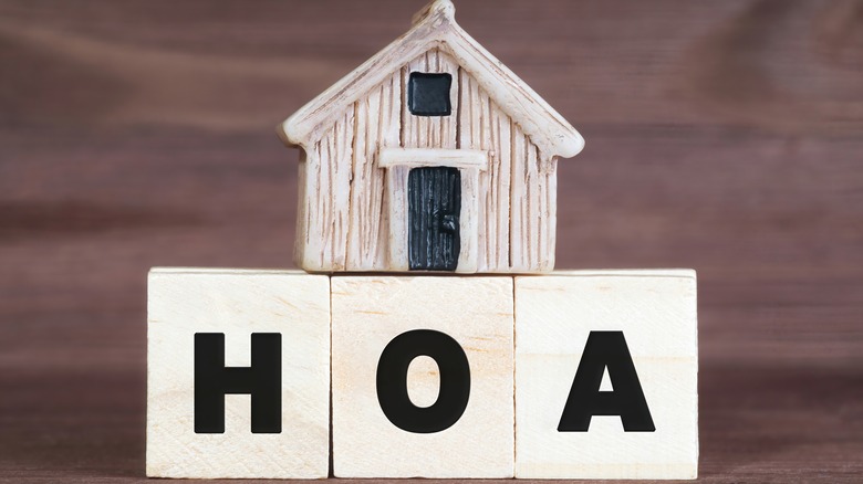 HOA in block letters