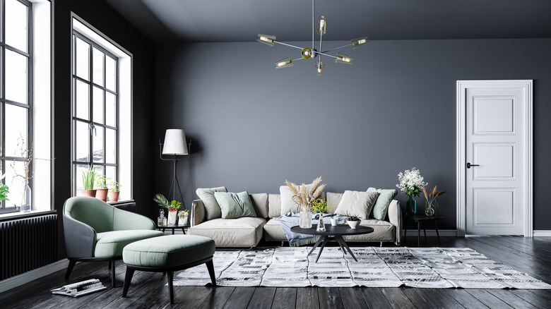 Gray living room 