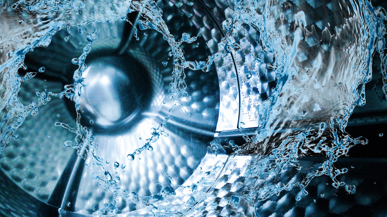 inside of the washing machine 