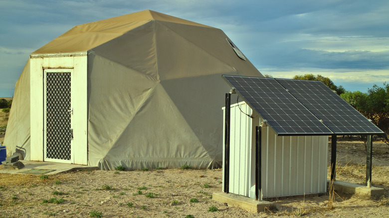 off-grid living with solar panels