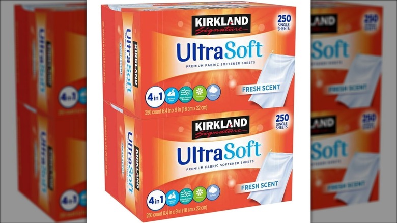Product shot of Kirkland Signature Fabric Softener Sheets