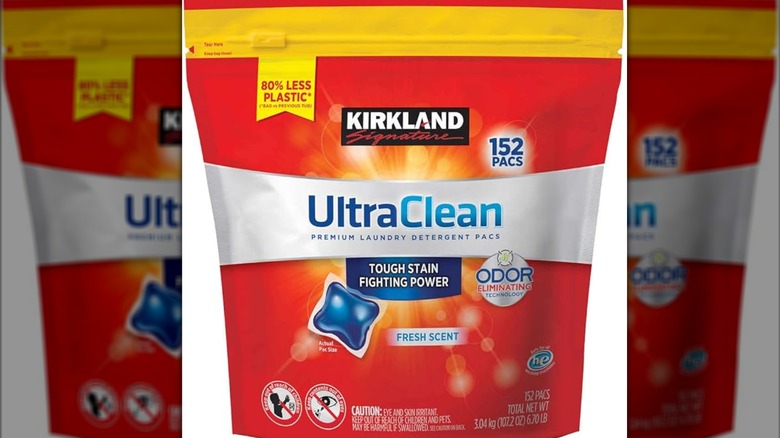 Product shot of Kirkland Signature Ultra Clean Laundry Detergent Pacs